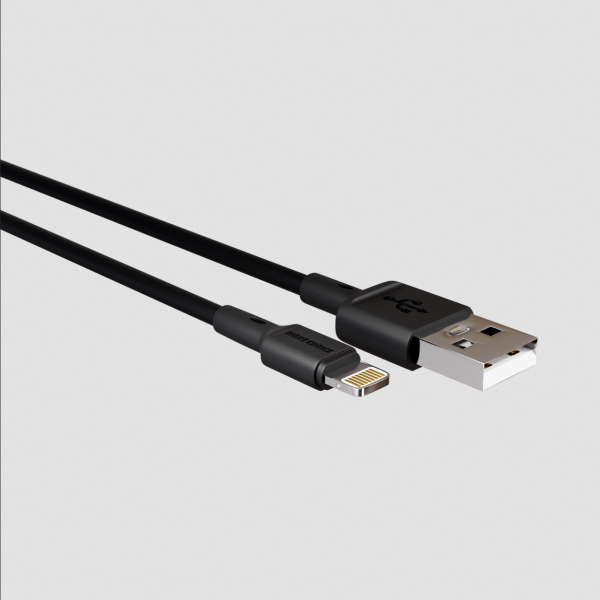 Купить Дата-кабель USB 2.0A для Lightning 8-pin More choice K14i TPE 0.25м (Black)